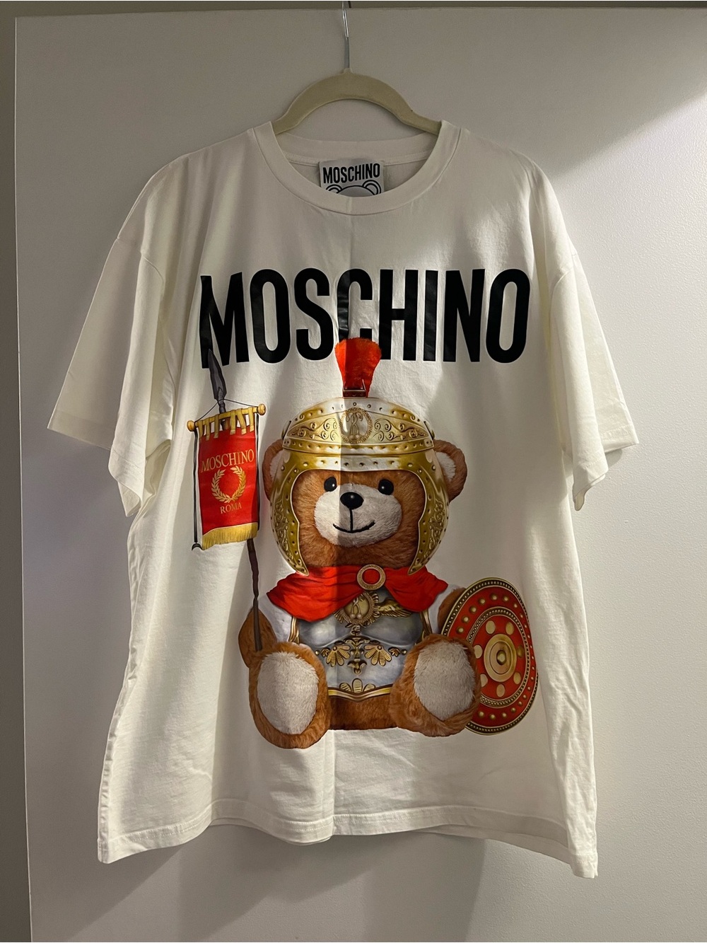 Moschino Roman Gladiator Teddy Bear Tee